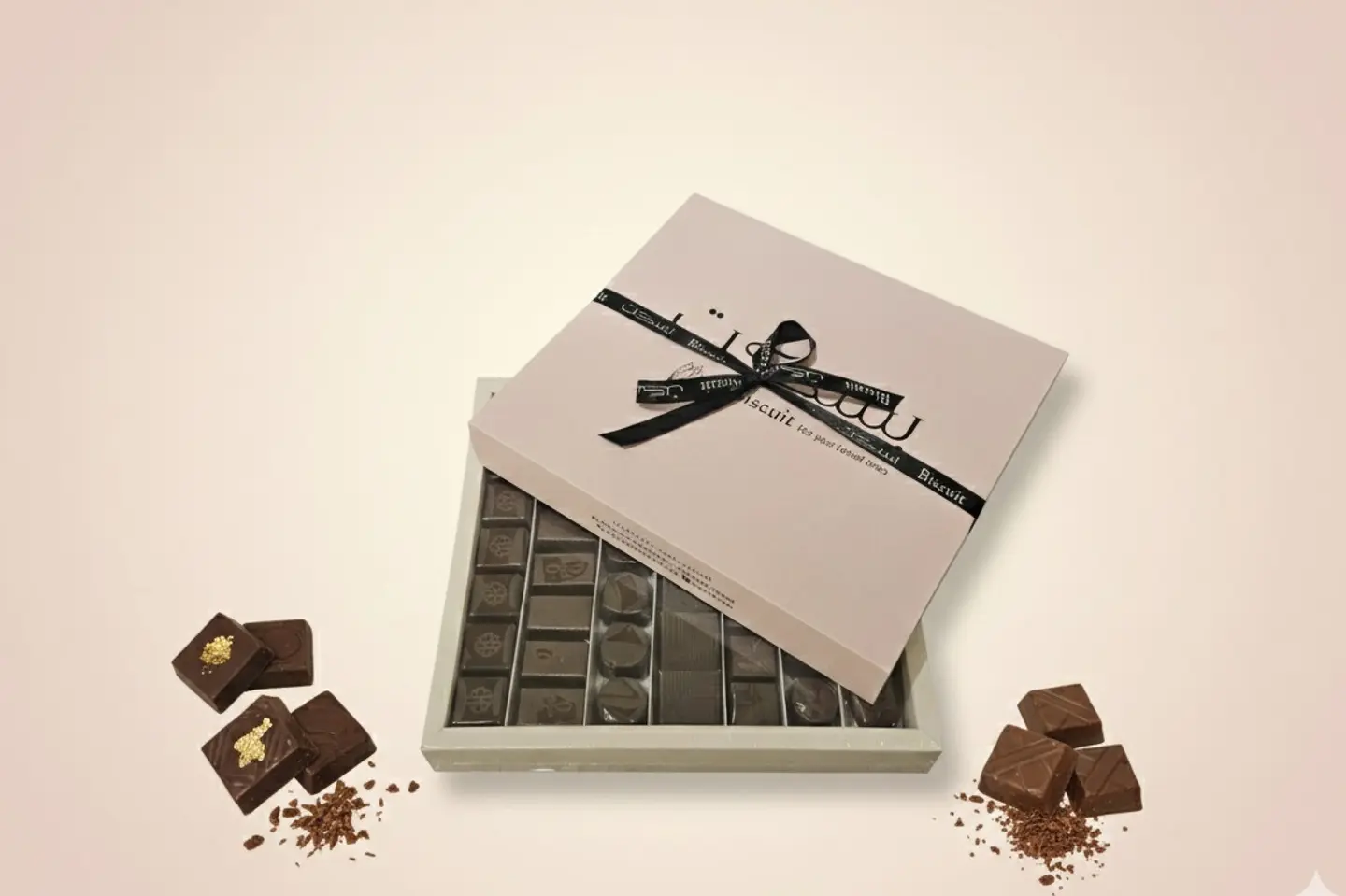 علبة شوكولاتة بالجيكية كبير