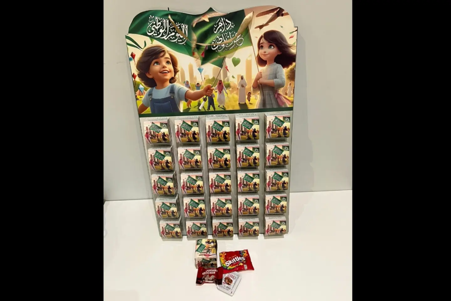 لوحة توزيعات وطنية معبأة