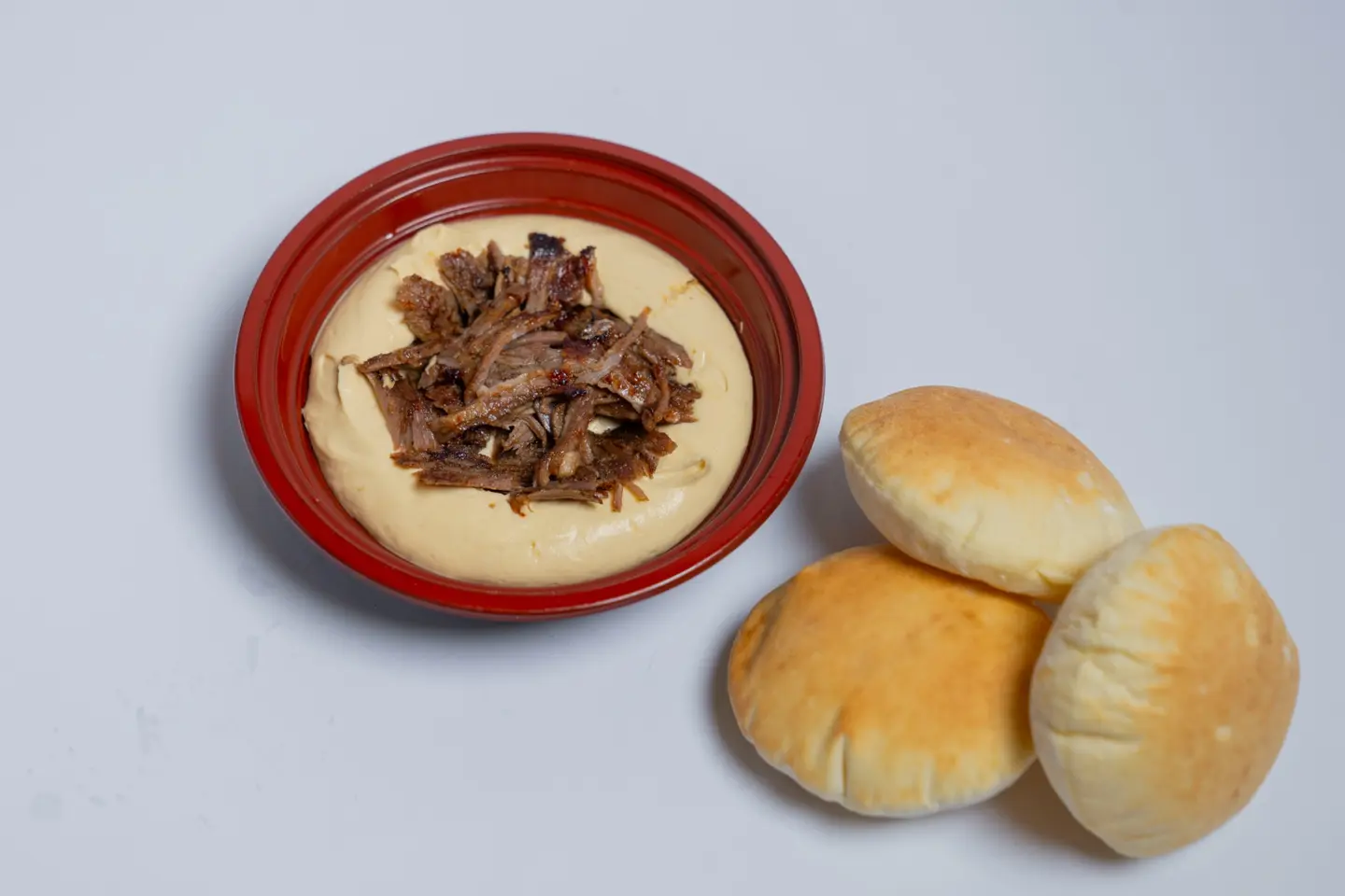 Hummus With Beef Shawarma