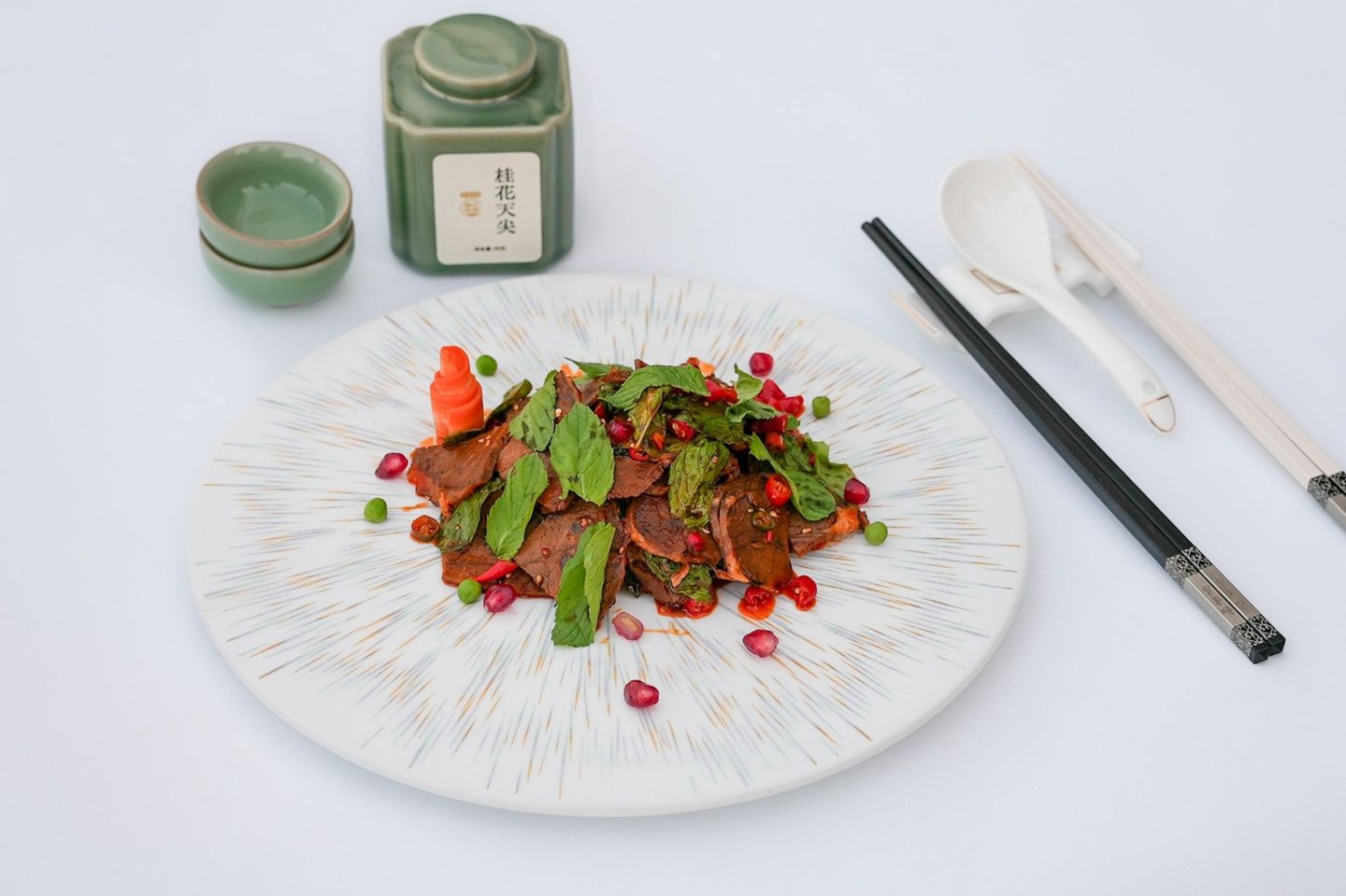 A11 Minted Beef Slices
