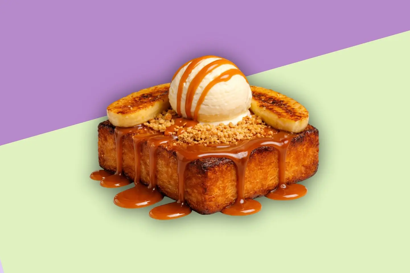 فرنش توست بالموز المكرمل