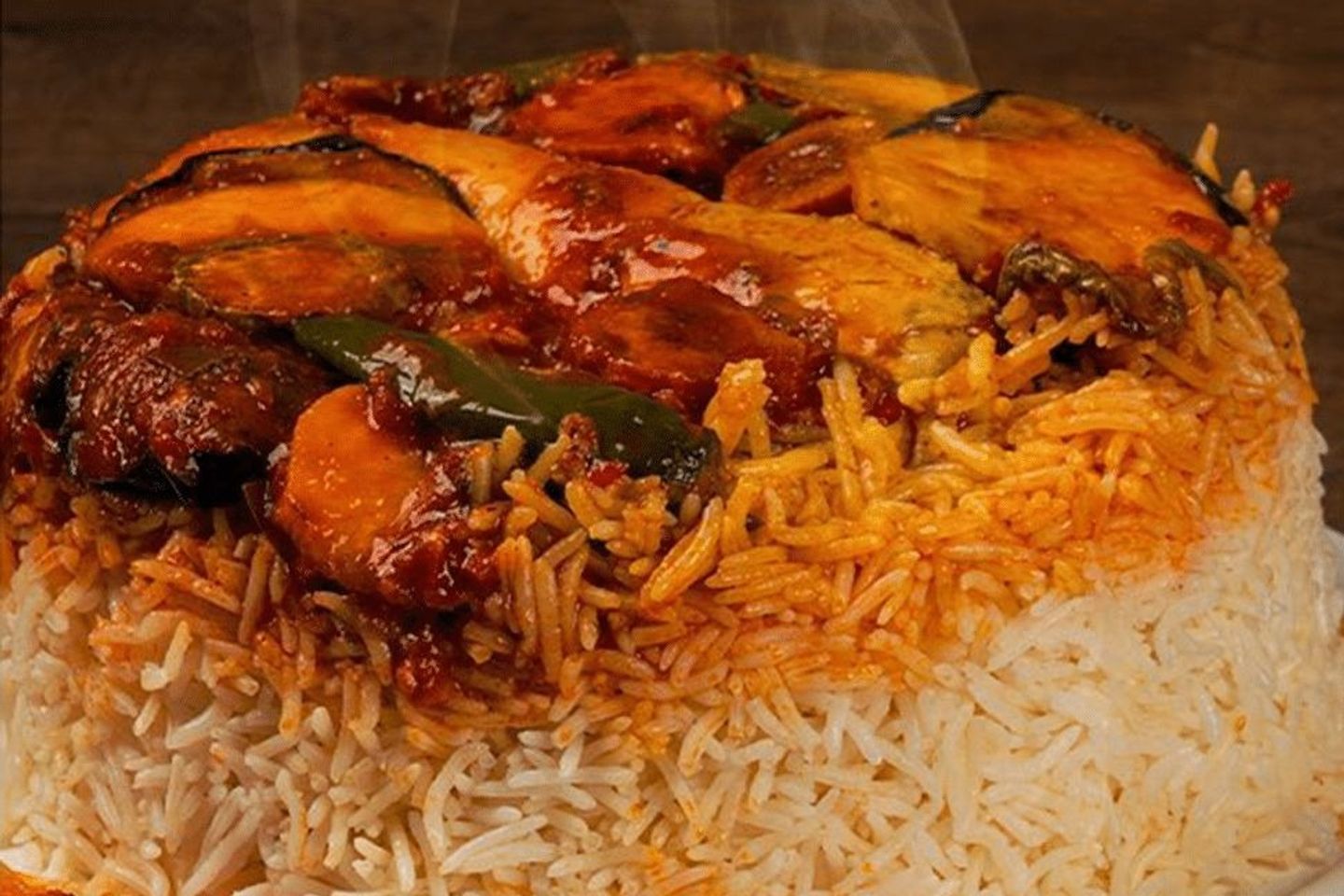Half Maqloba Chicken