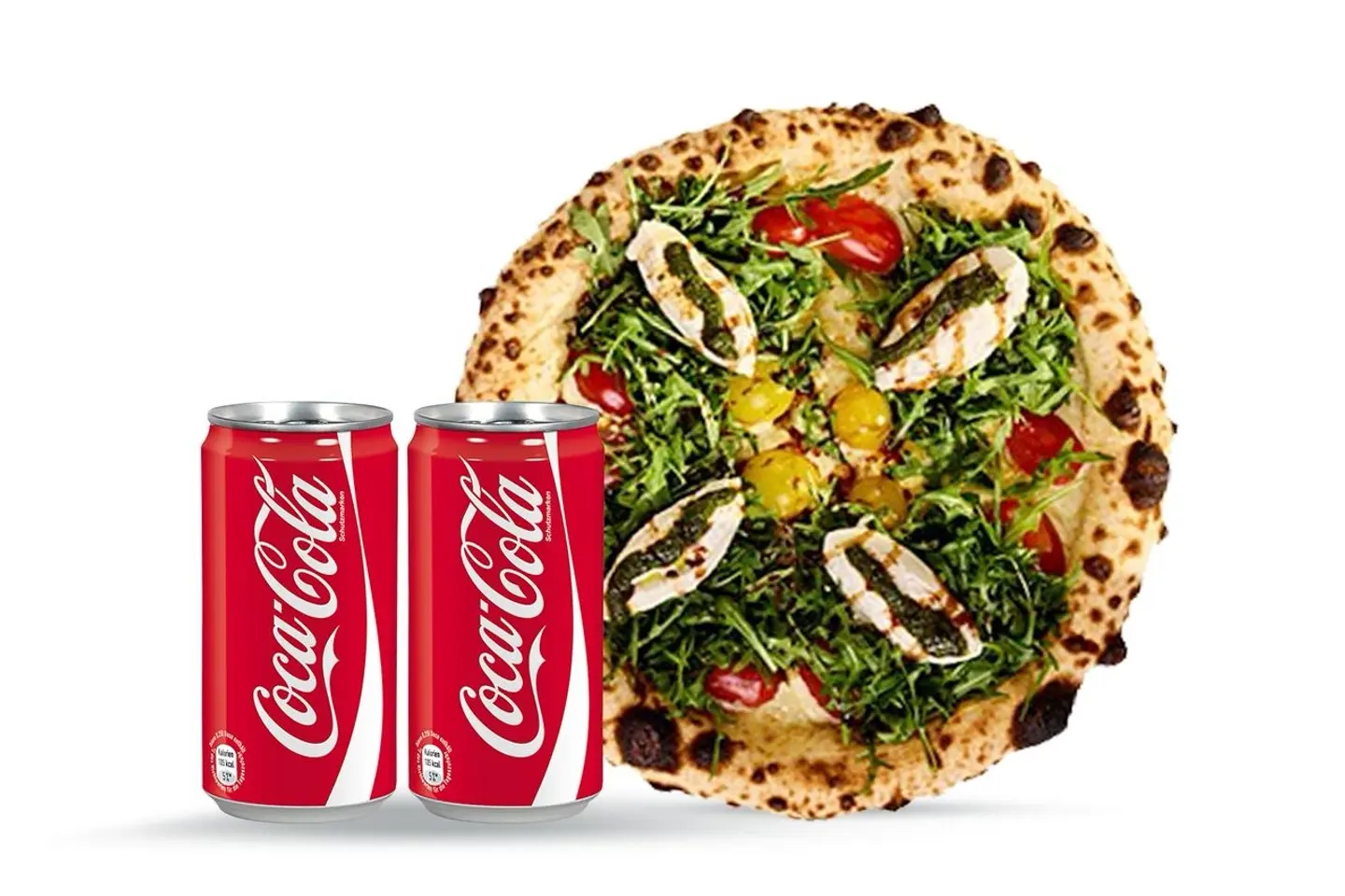 Offer 2 Cola + Burrata Garden Pizza