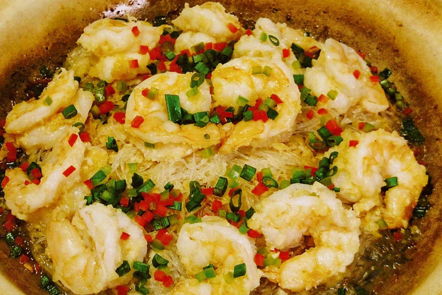 F6 Garlic Chili Steamed Prawns