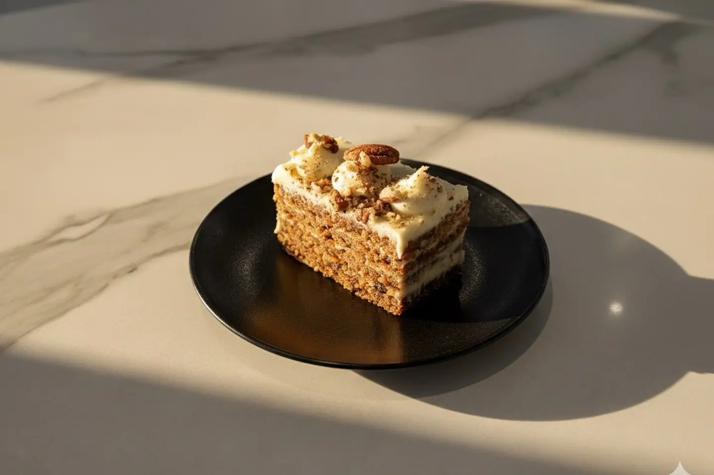 Eggless Carrot Cake