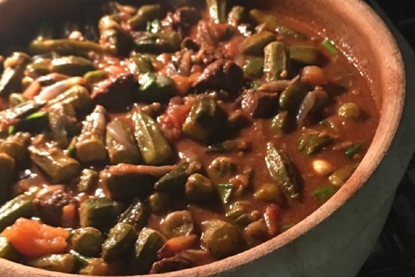 Okra Beef Pottery