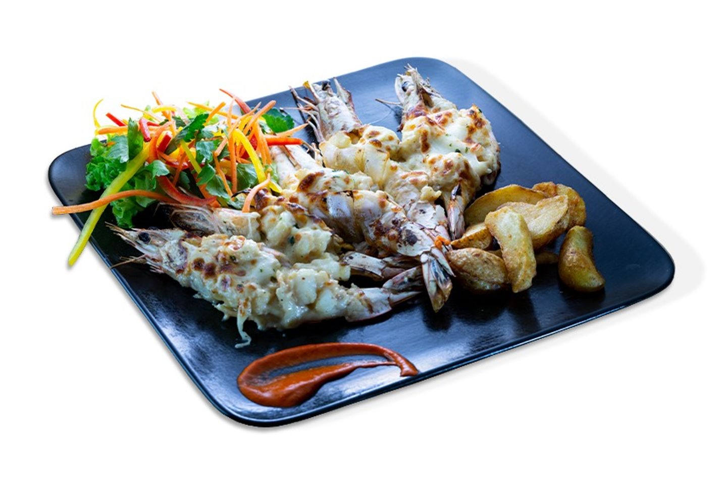 Thermidor Tiger Prawns