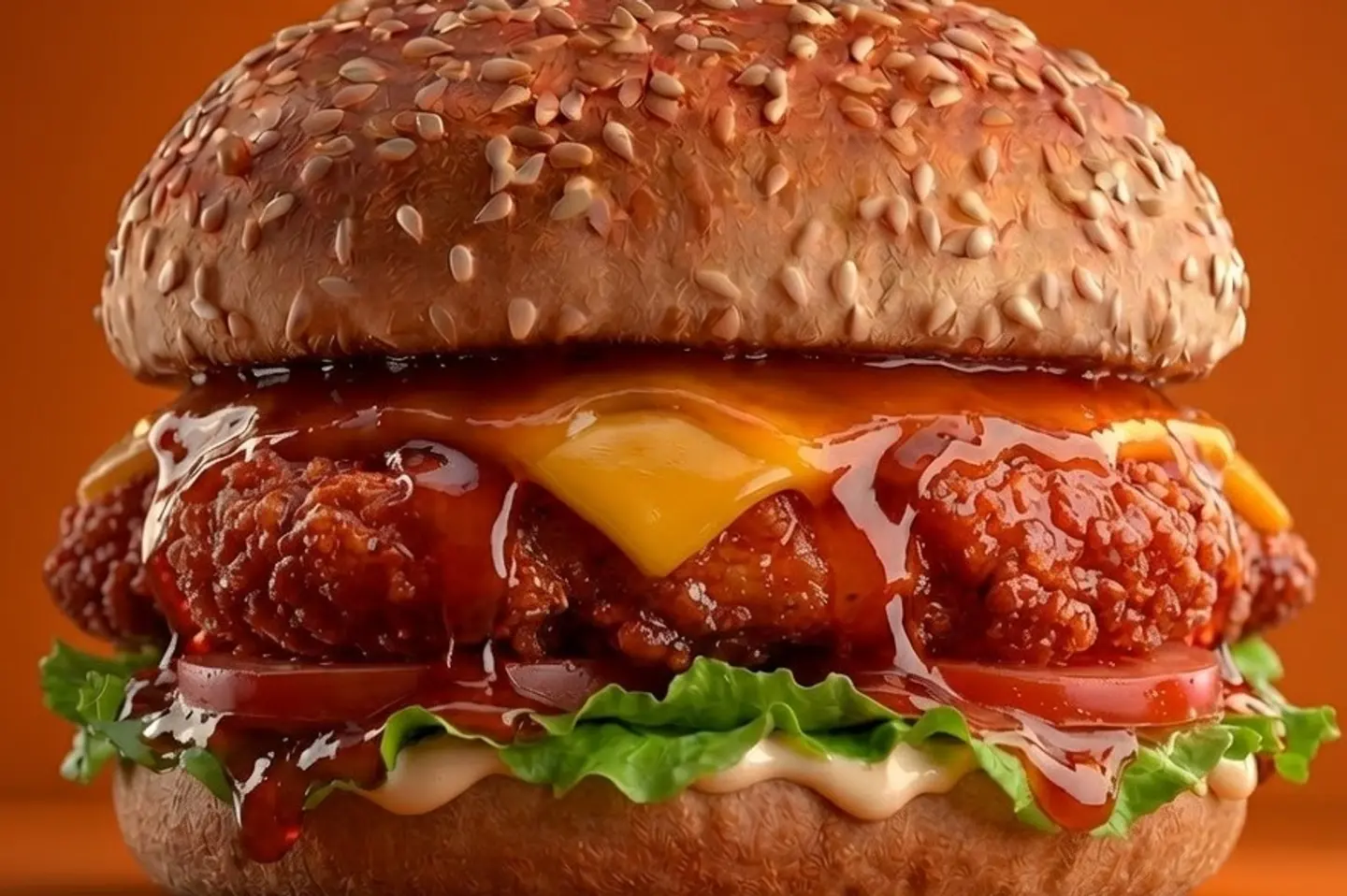 Maple Chicken Burger