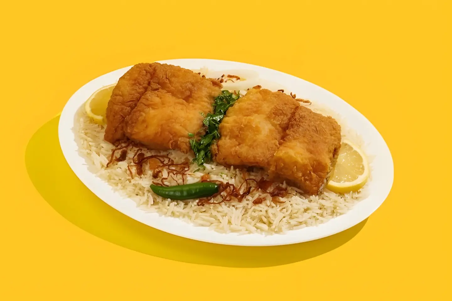 Fish Fillet With Rice