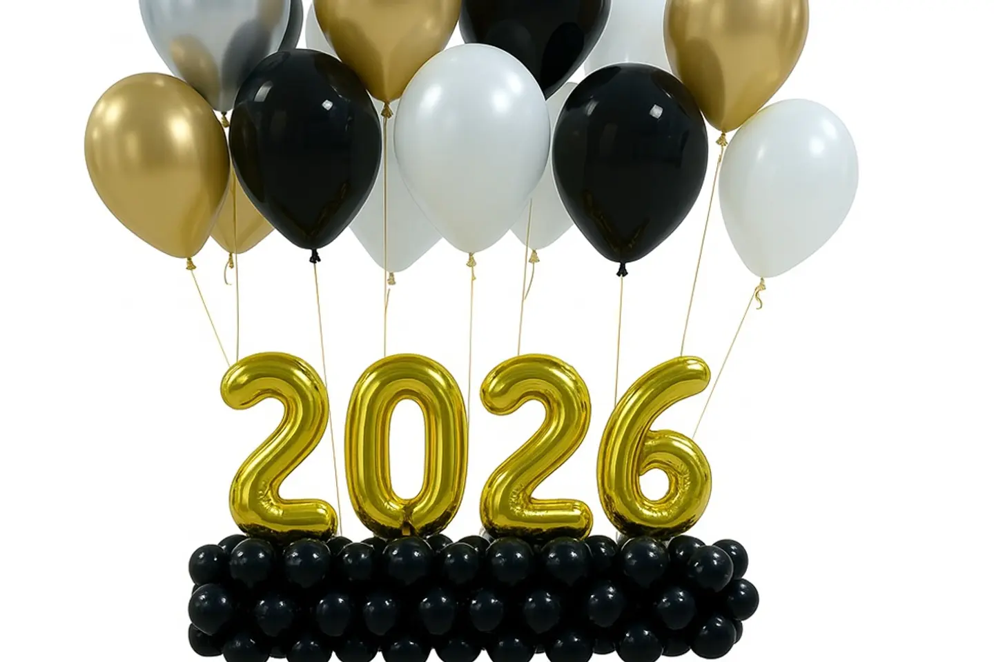 تصميم أرقام طائرة٢٠٢٦ذهبى