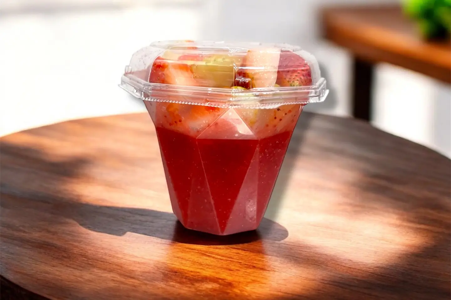 Strawberry Juice With Strawberry Pieces