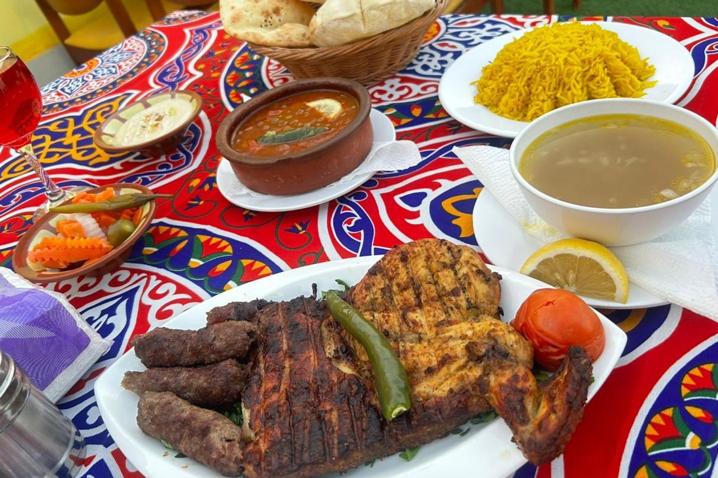 Half Chicken And Kabab Meal