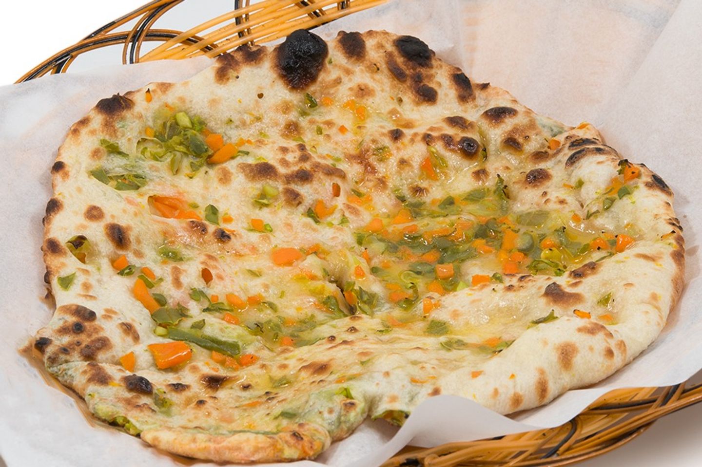 خبز كولتشا خبز ابيض بالخضروات