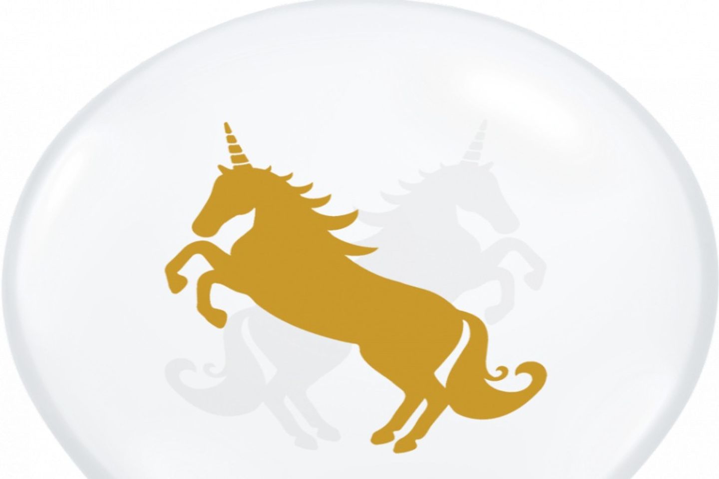 Unicorn Printed Helium Balloons