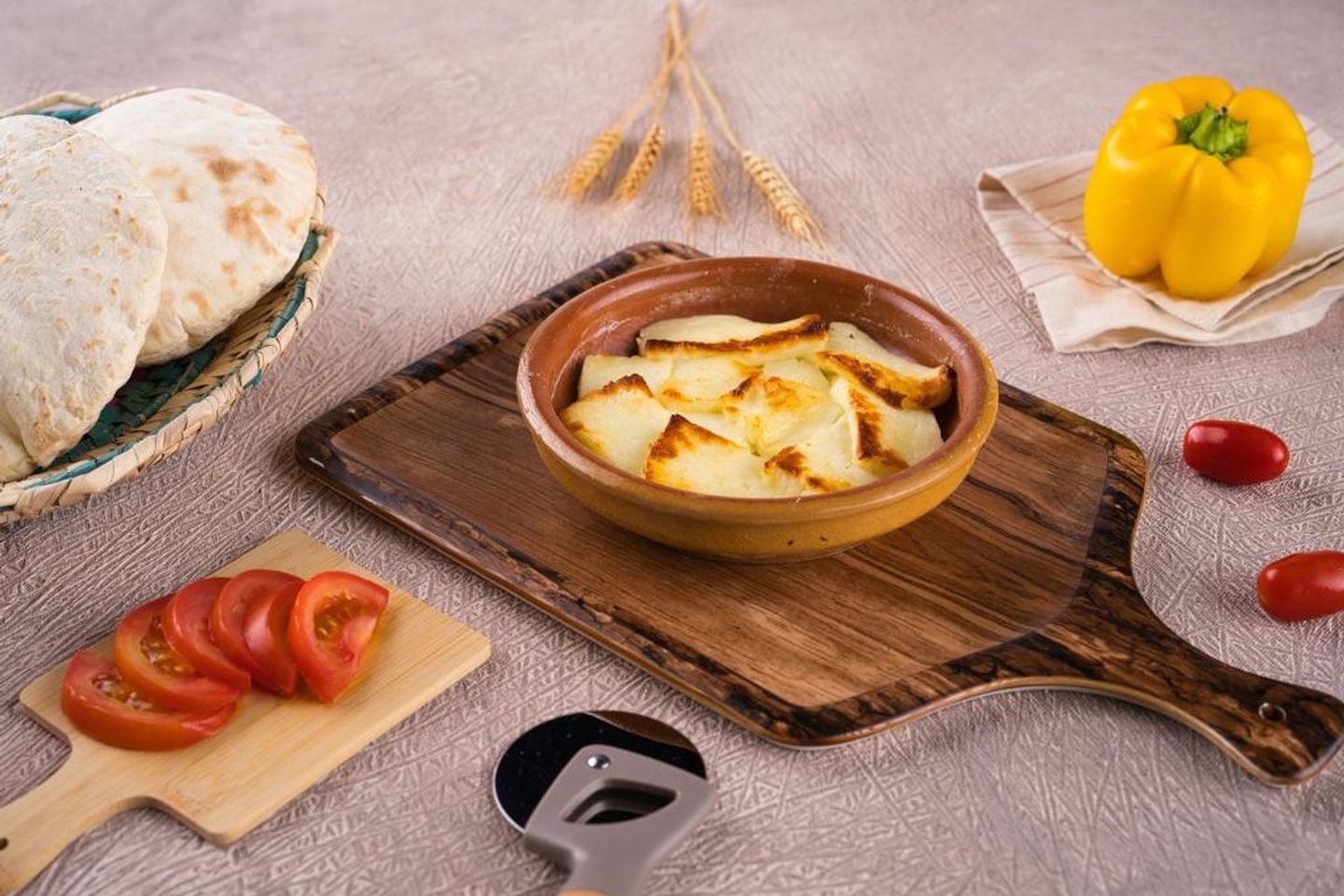 Grilled Haloumi Pottery