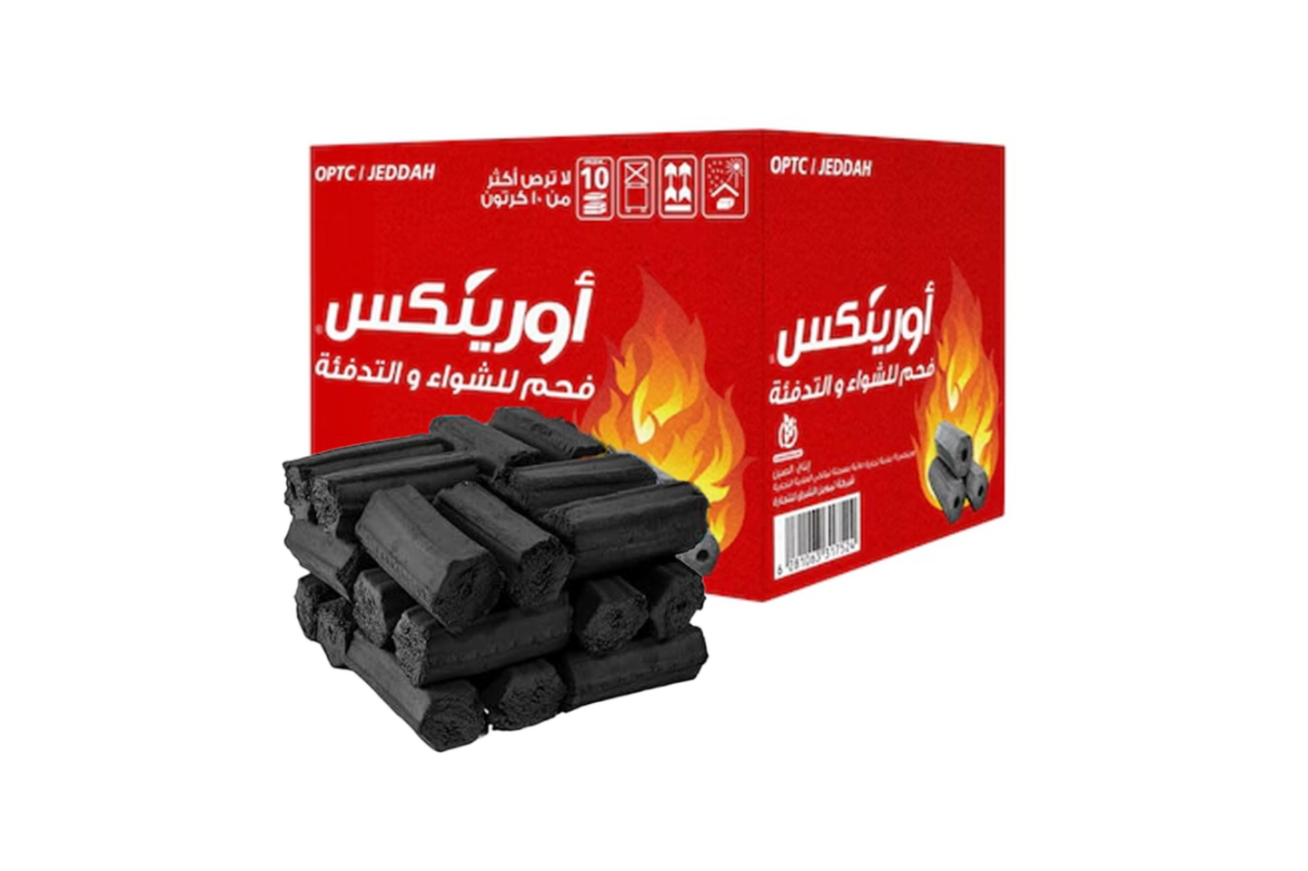 أورينكس فحم طبيعي للشواء والتدفئة ٥ كج
