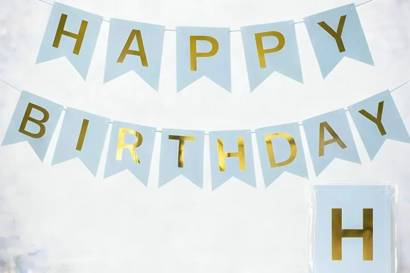Blue Birthday Rope Ribbon
