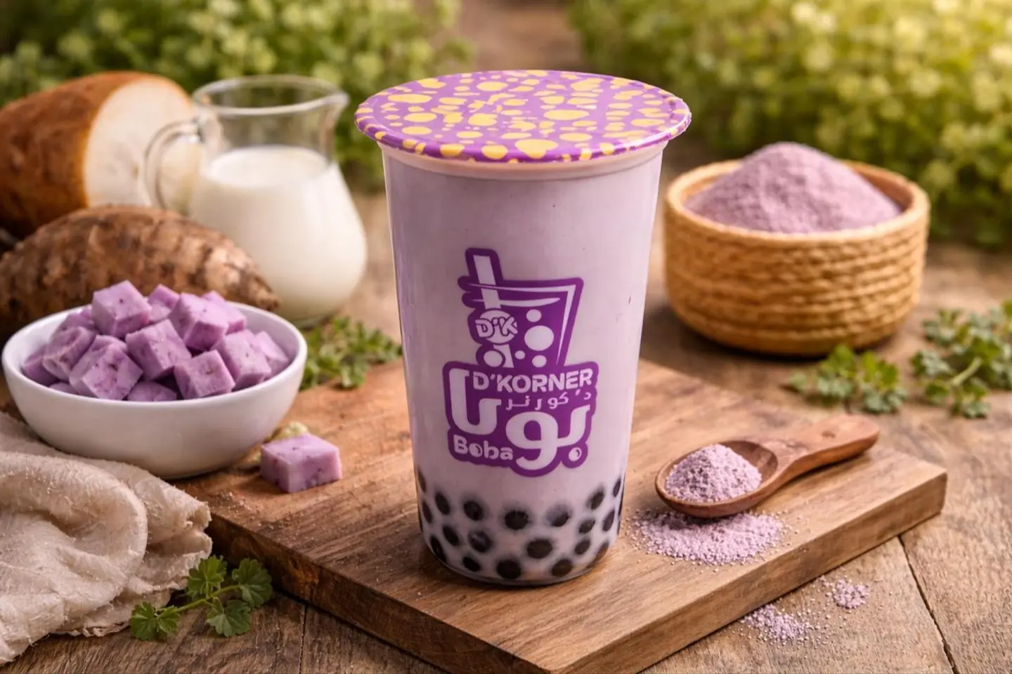 Taro Milktea Boba Large 700ml