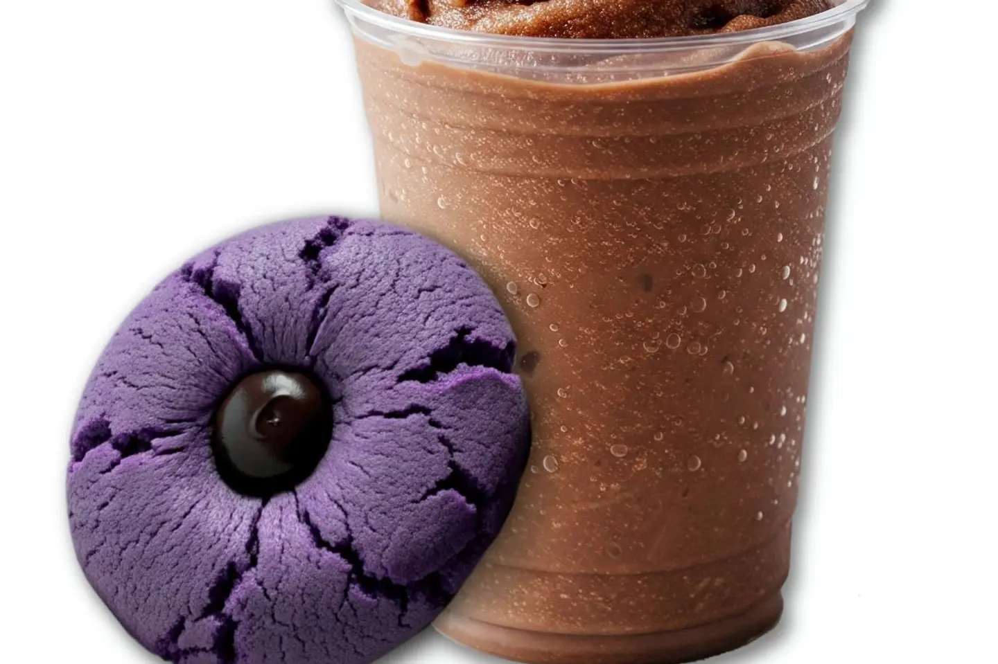 Purple Cookies + Mocha Slush