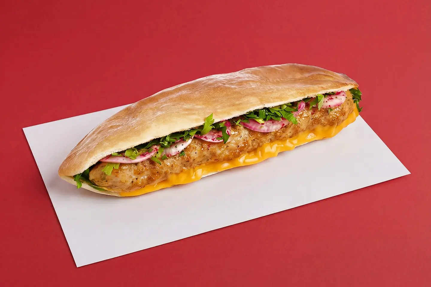 صمونة كباب دجاج