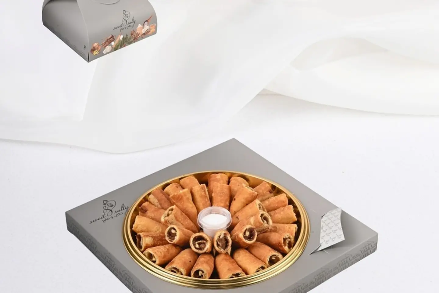 Fried Date Rolls Box Of 32 Pieces