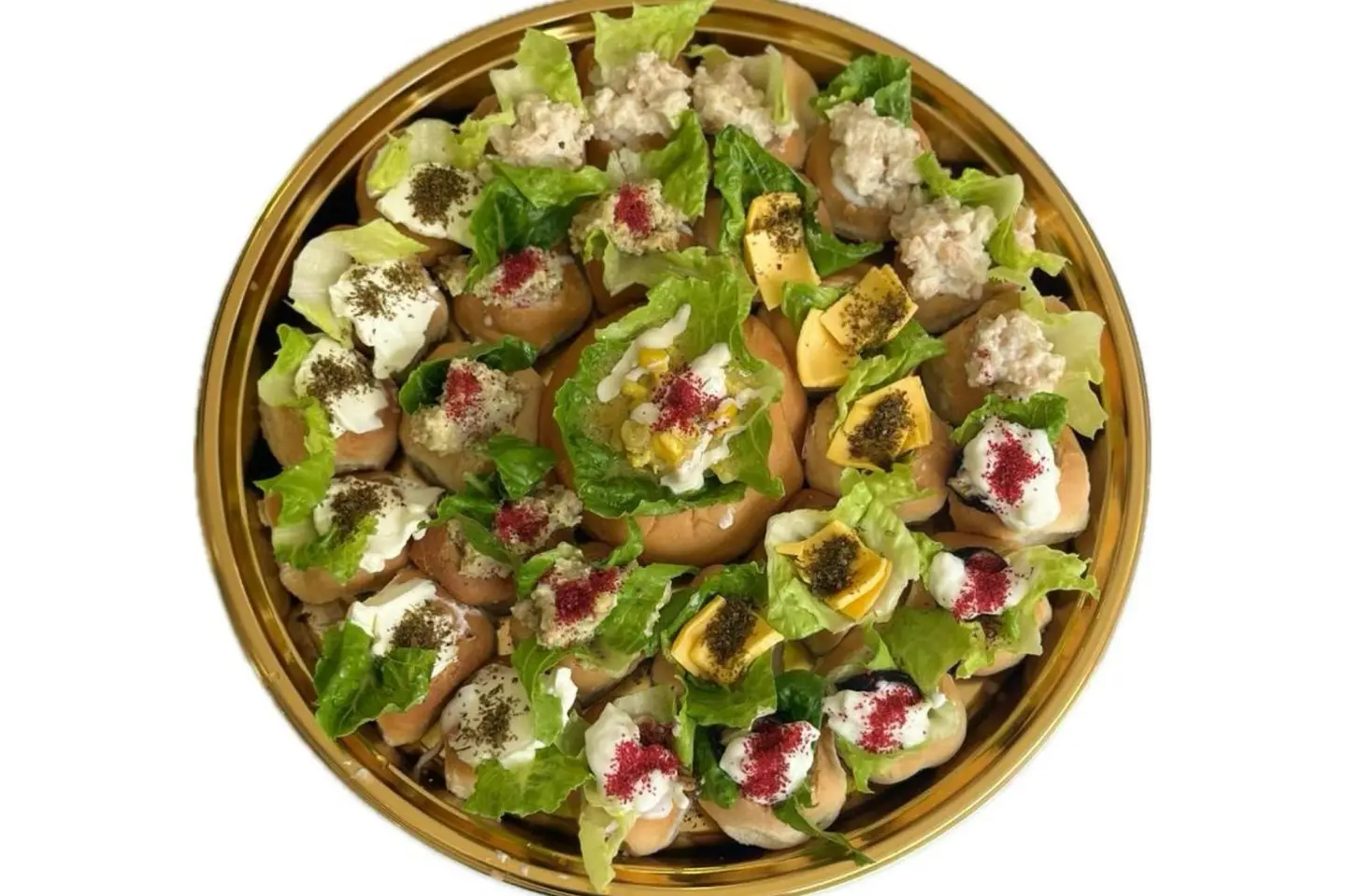 Mini Burger Round - Mini Burger With Six Fillings