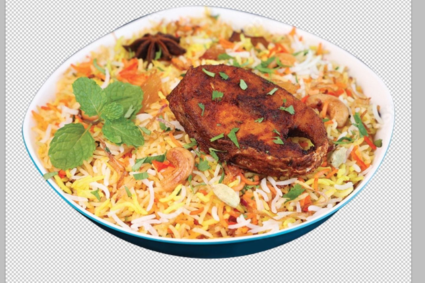 برياني سمك