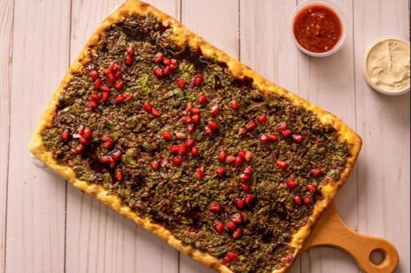 سبانخ مع دبس الرمان