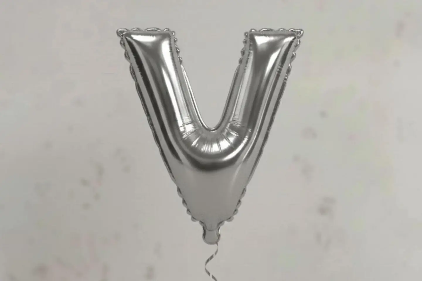 Letter V Balloon