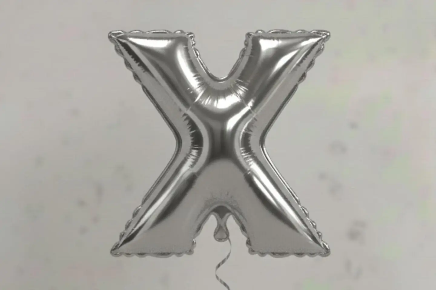 Letter X Balloon
