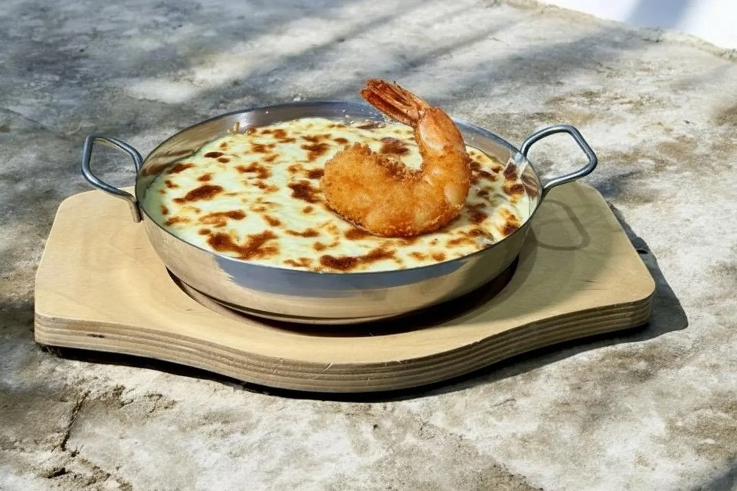 طاسة الروبيان جبنة