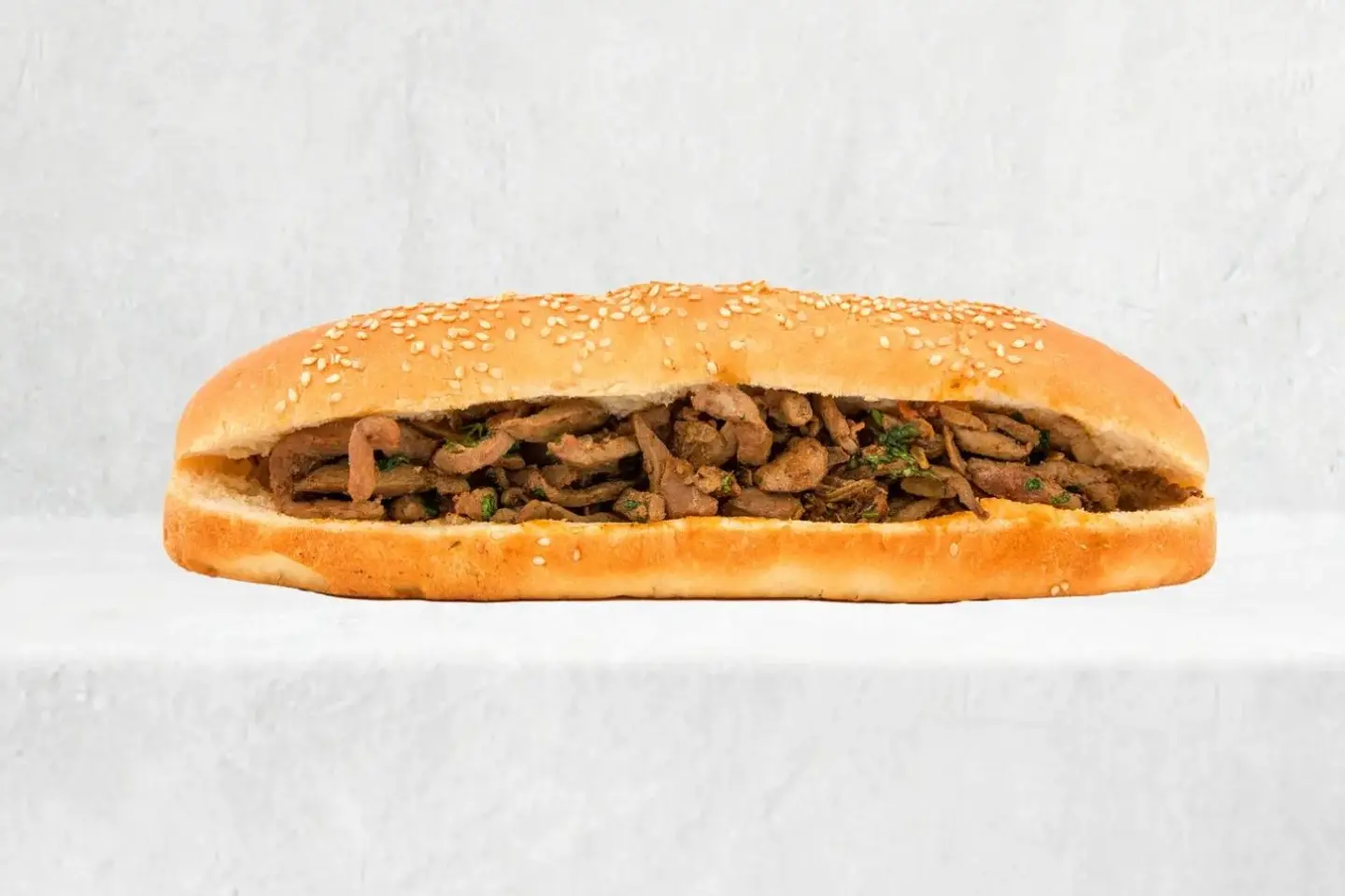 ساندوتش كبدة - كبدة غنم