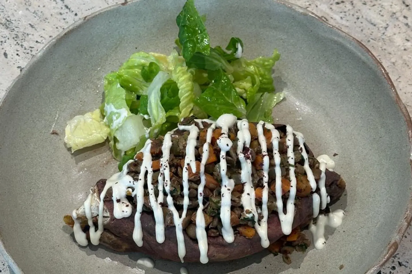 بطاطا حلوة مخبوزة