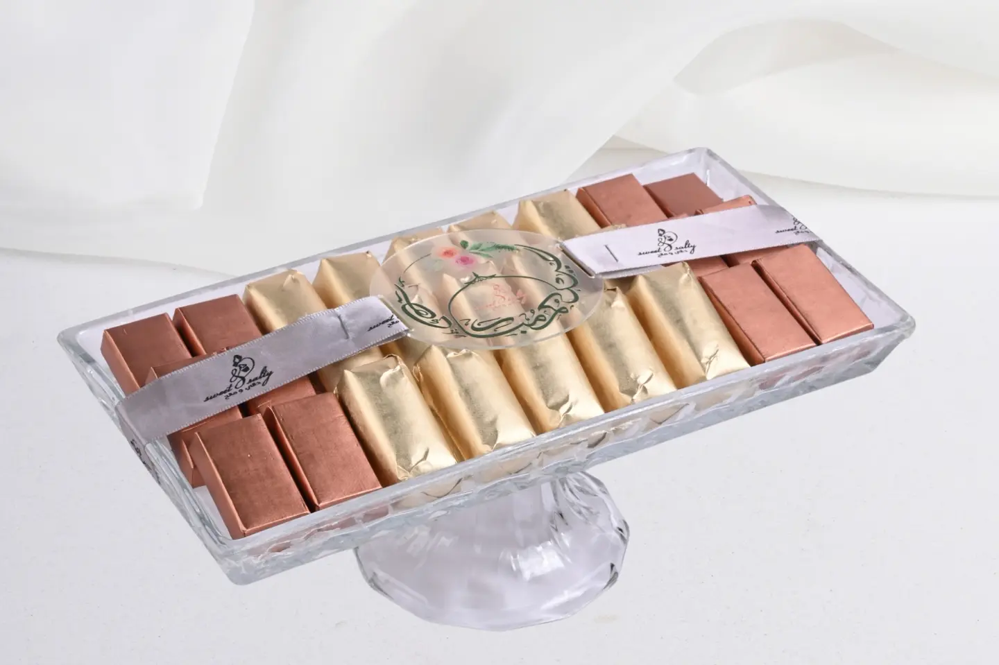 فازه مستطيل شوكلا مغلف