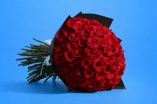 Midnight Passion Red Roses Bouquet 0268