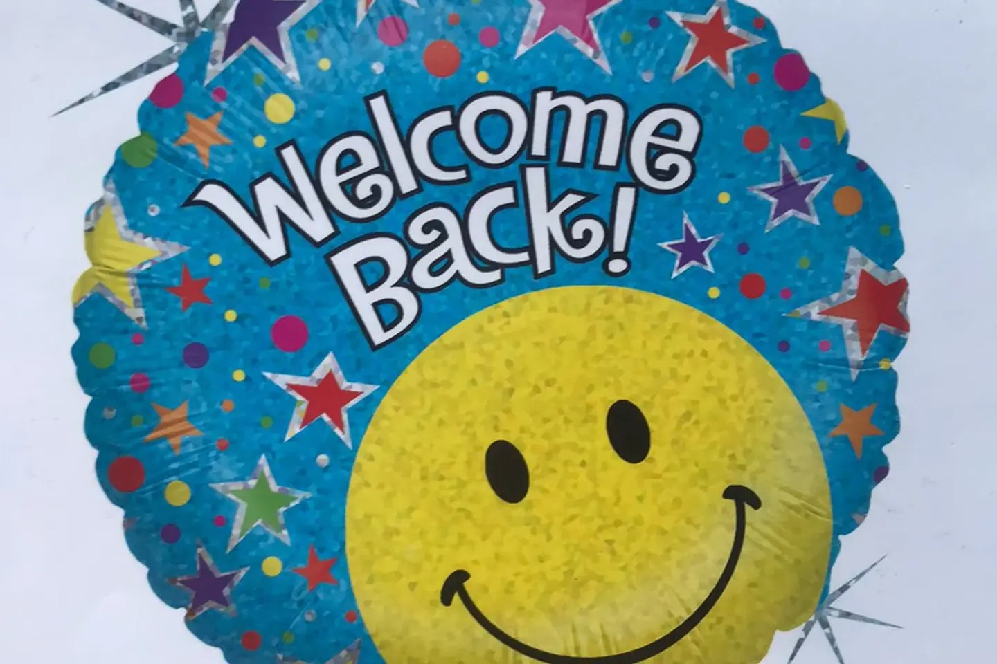 Welcome Back Ballon