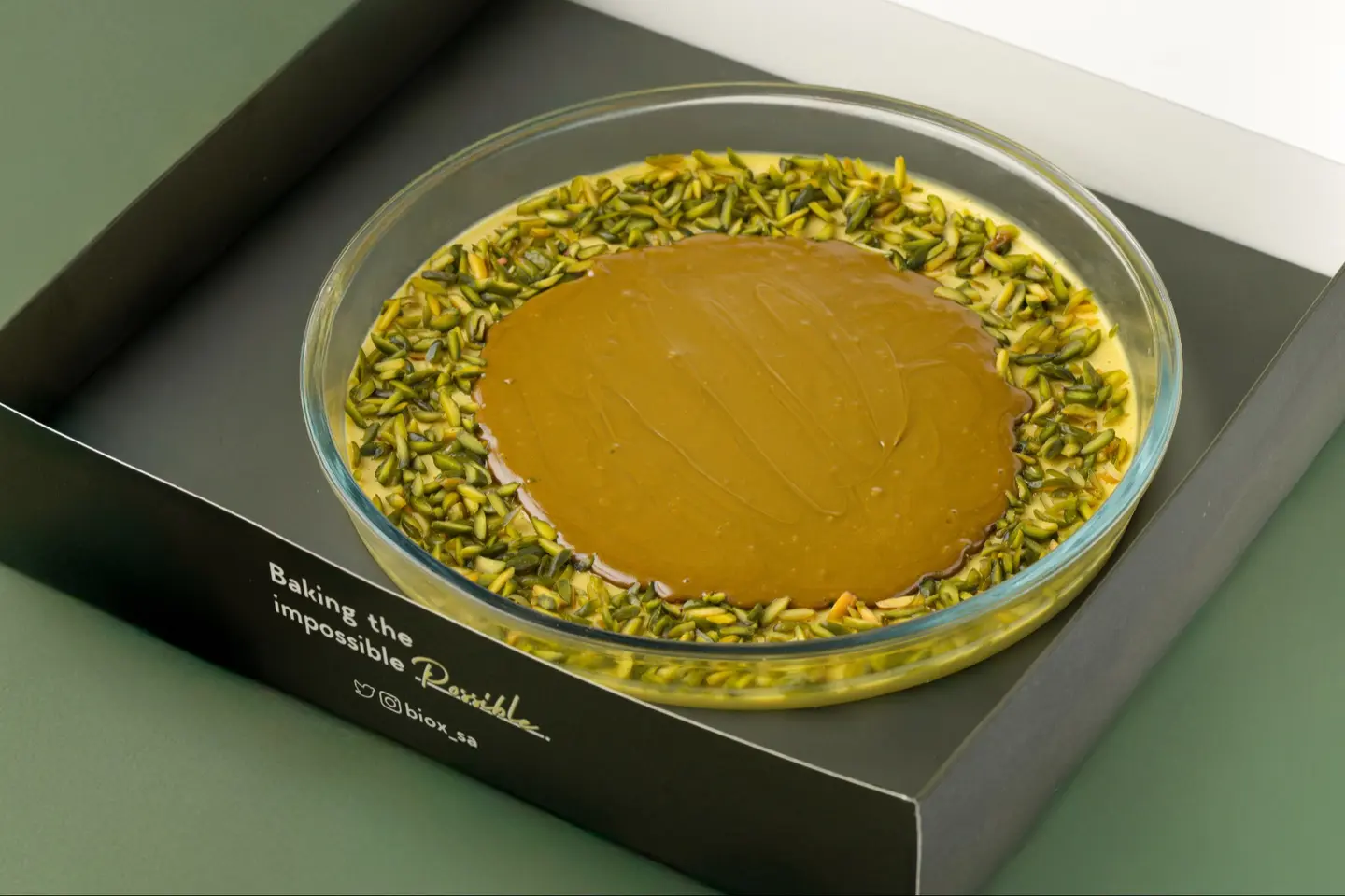 Large Pistachio Cheesecake