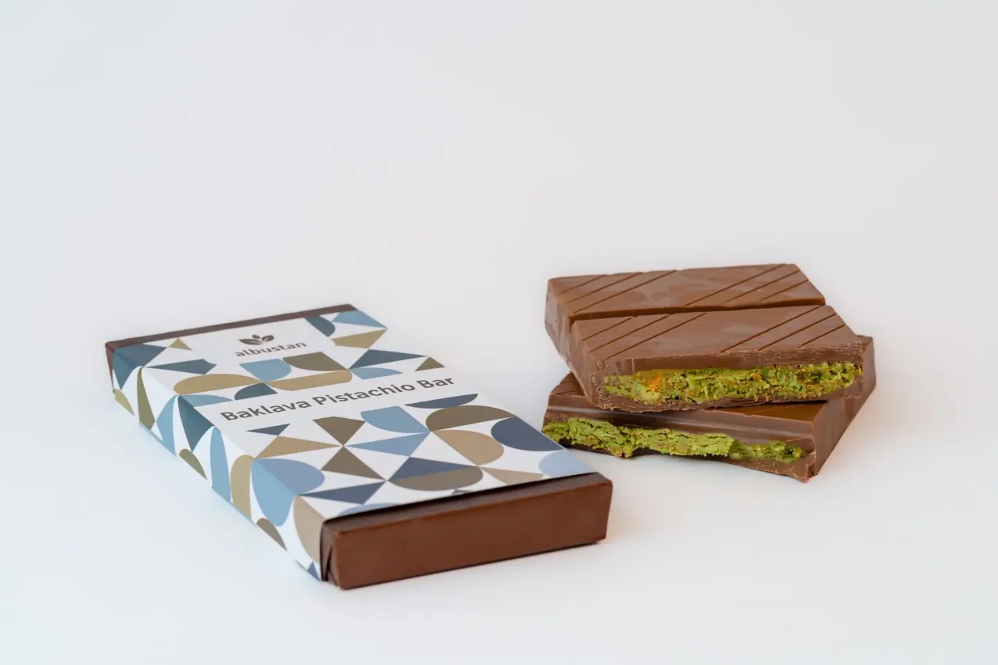 لوح بقلاوة بالشوكولاتة