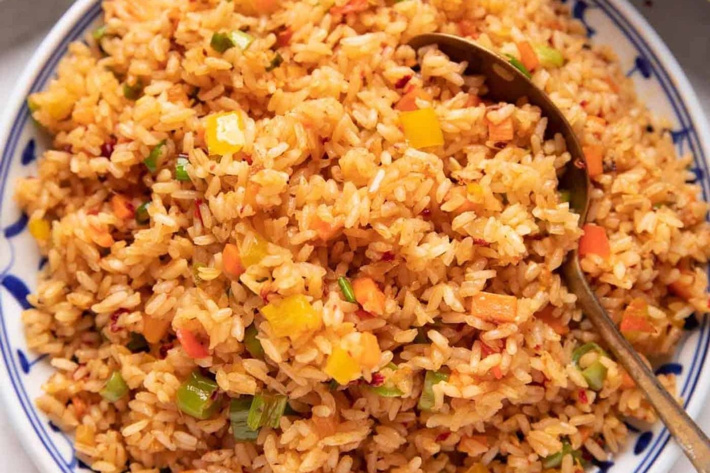 Chilly Garlic Fried Rice Chicken