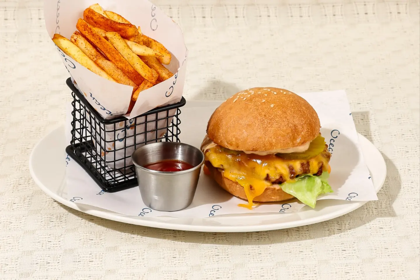 جريل برجر دجاج