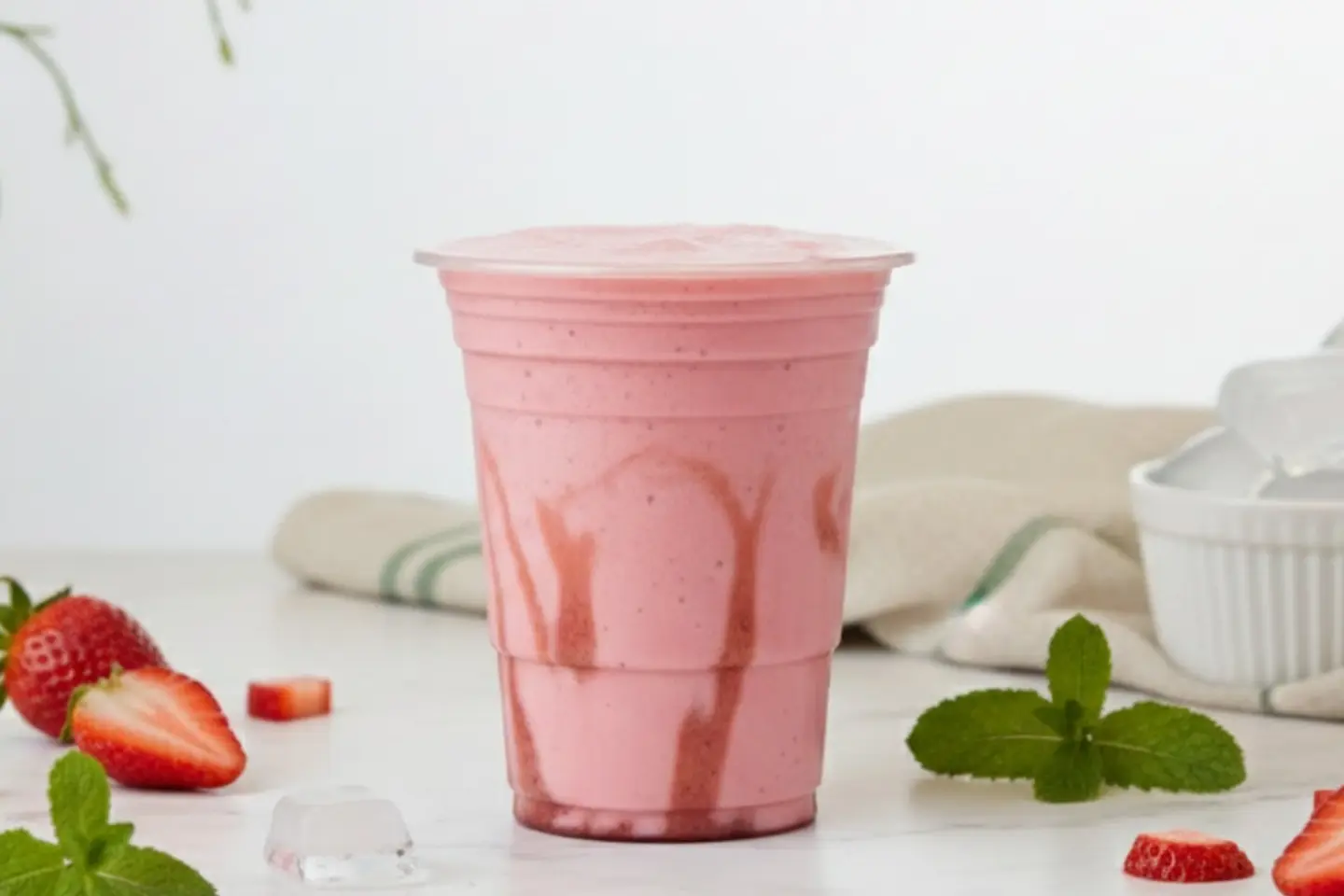 Strawberry Ice Juice