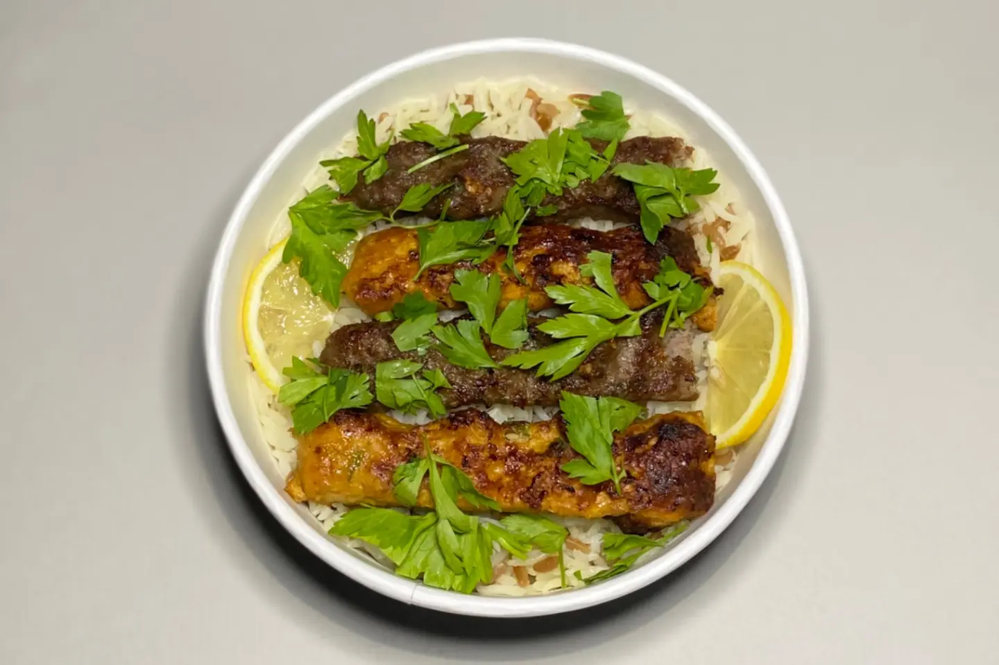 أرز كباب لحم