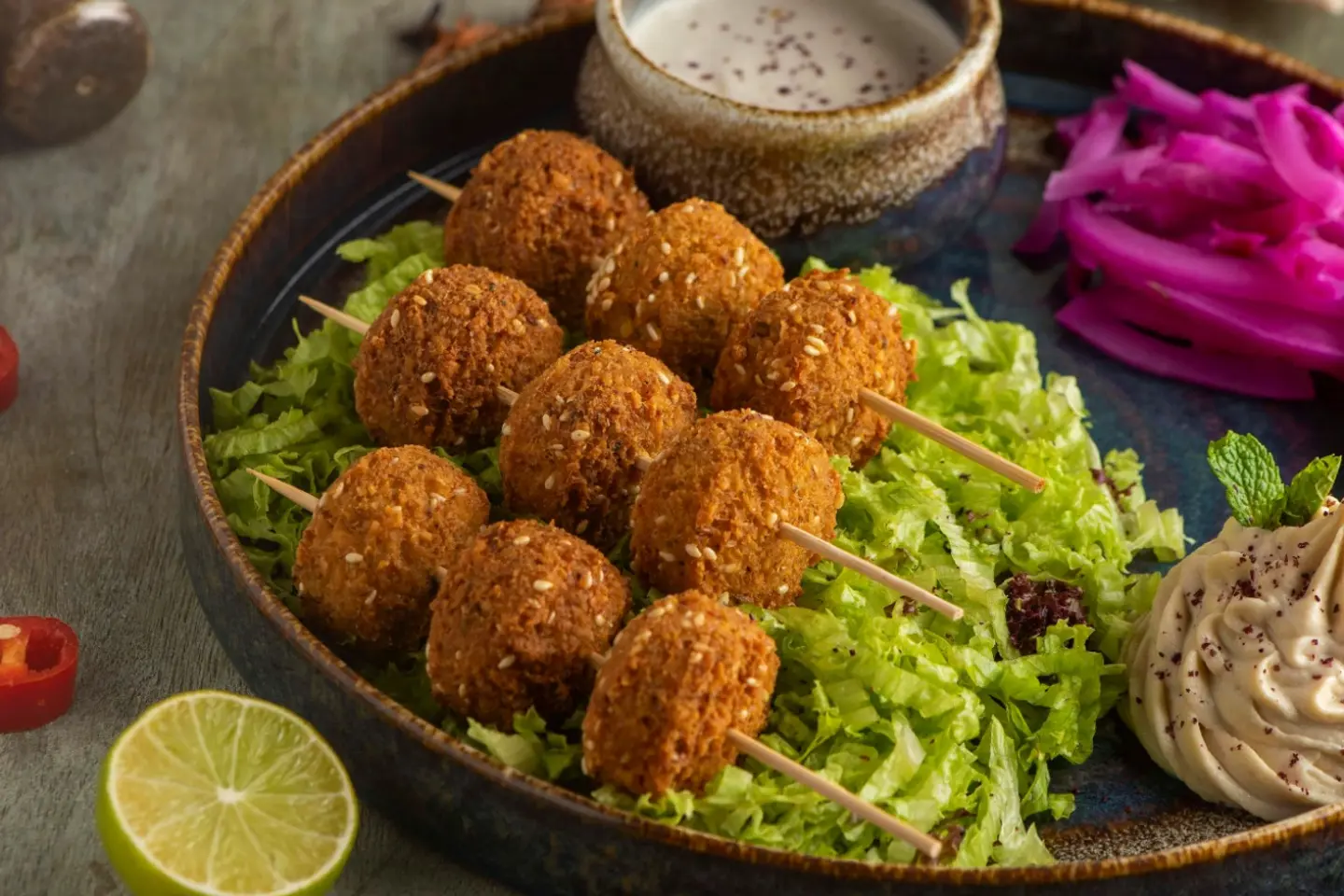 Falafel With Sesame