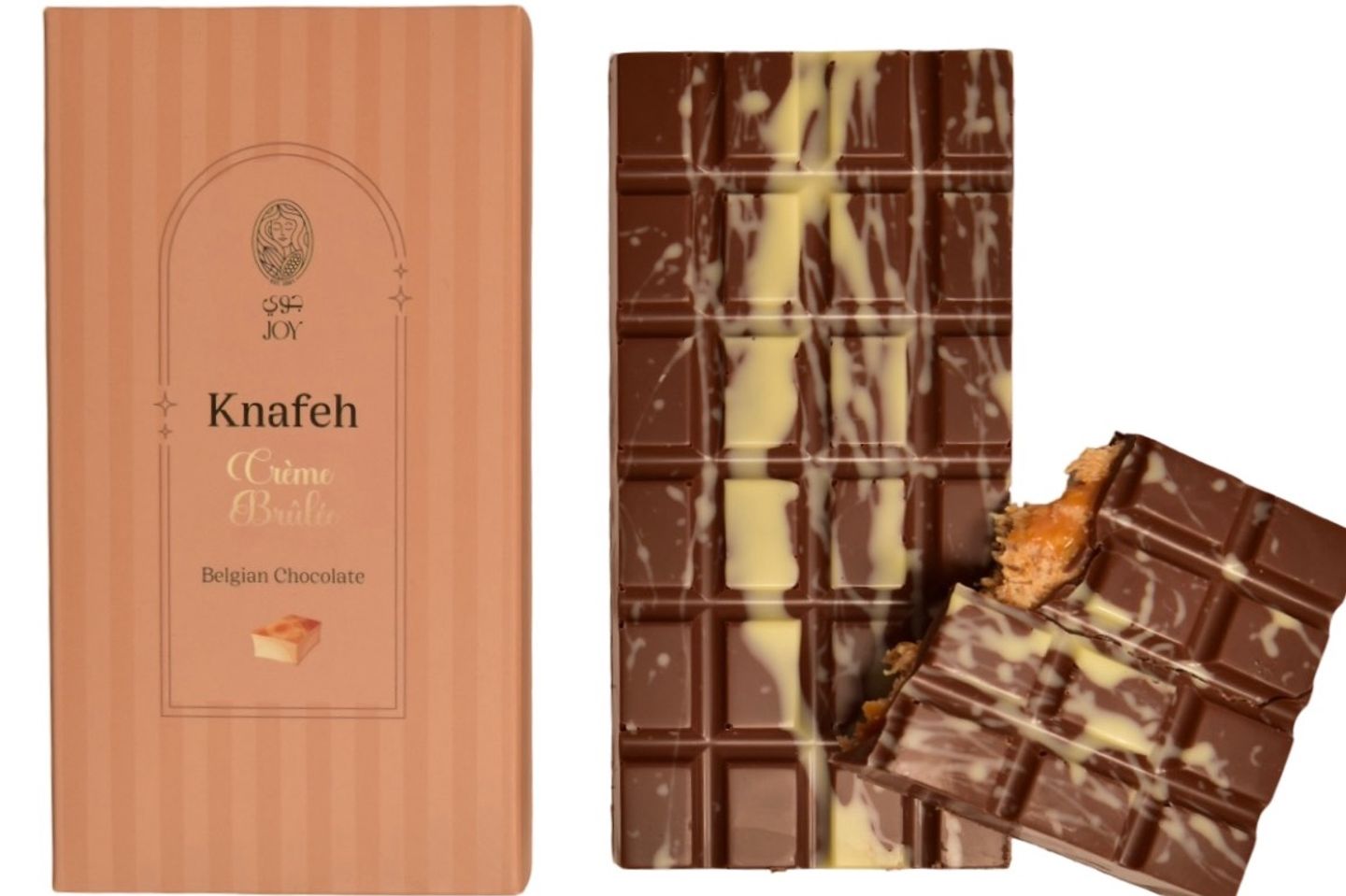 Knafeh Creme Bruilie Chocolate Bar