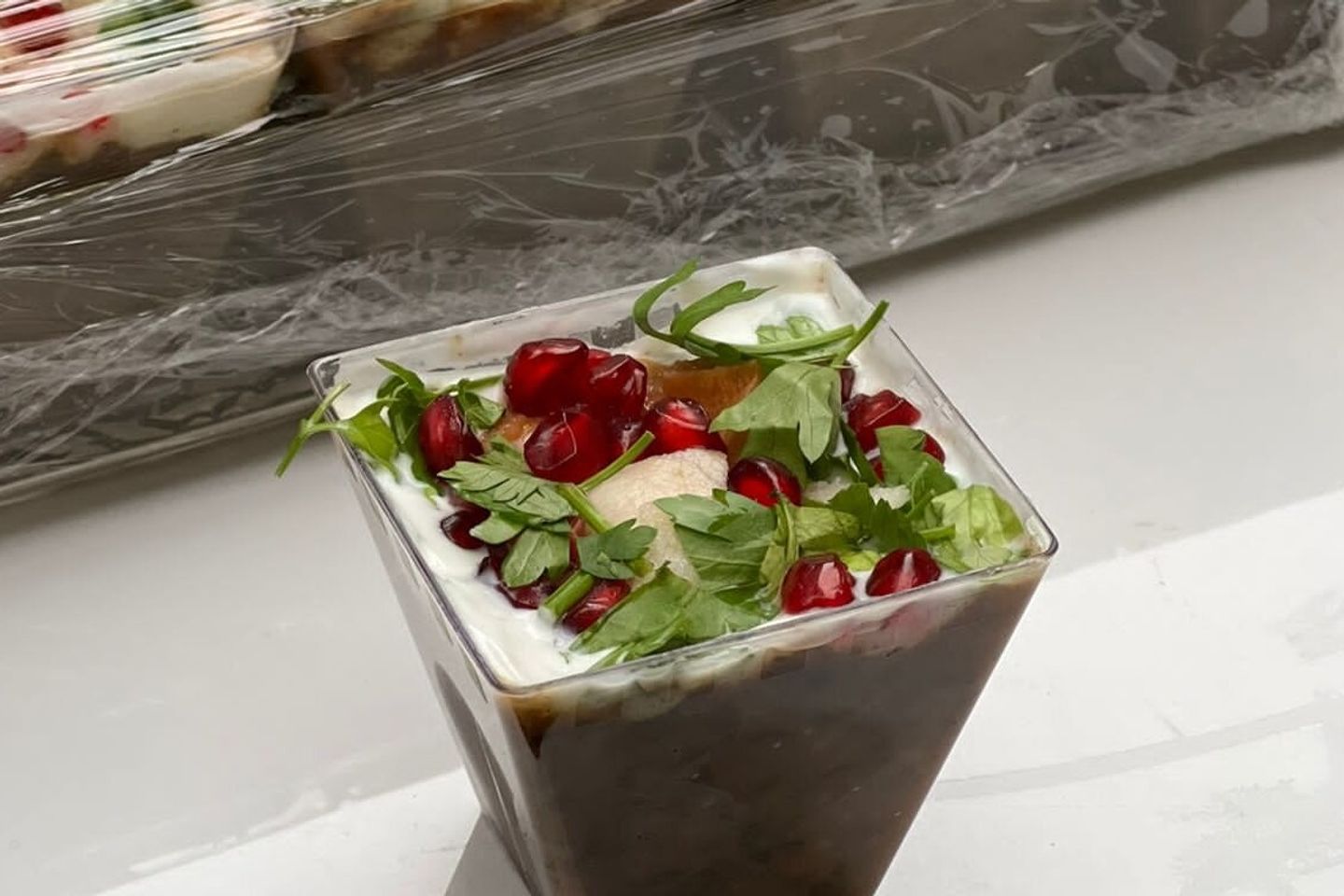 صينية كاسات فتة ورق عنب ١٥