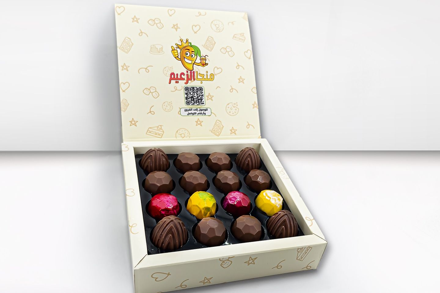 Mixed Fruit Chocolate Box