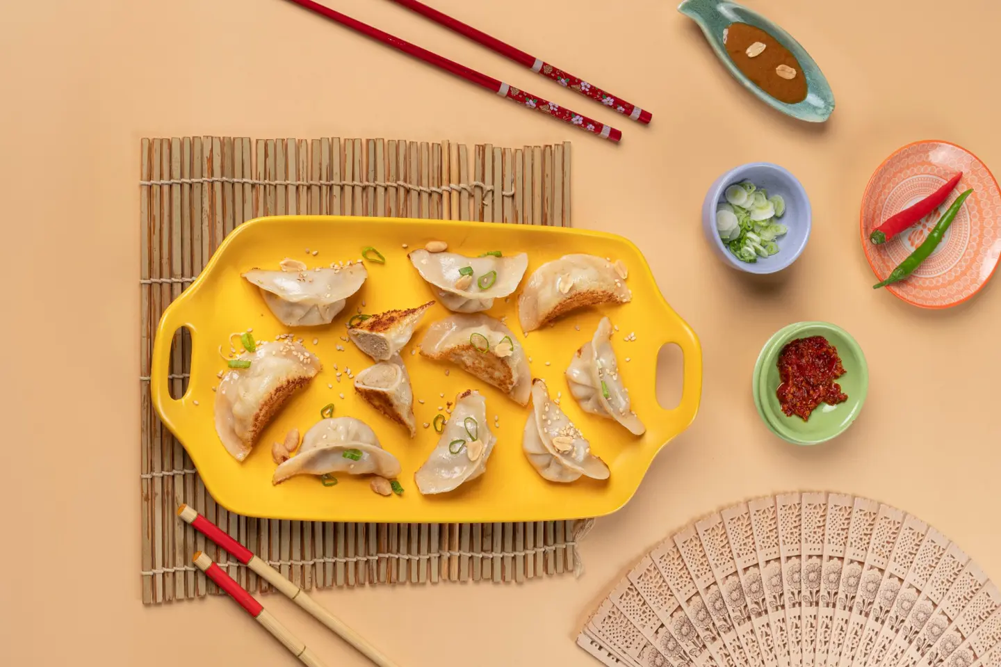 Potstickers Chicken Satay Dumpling