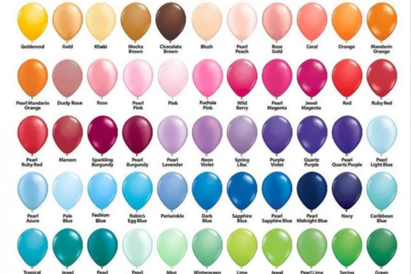 بالونات هيليوم ساده - ١٠ بالونات