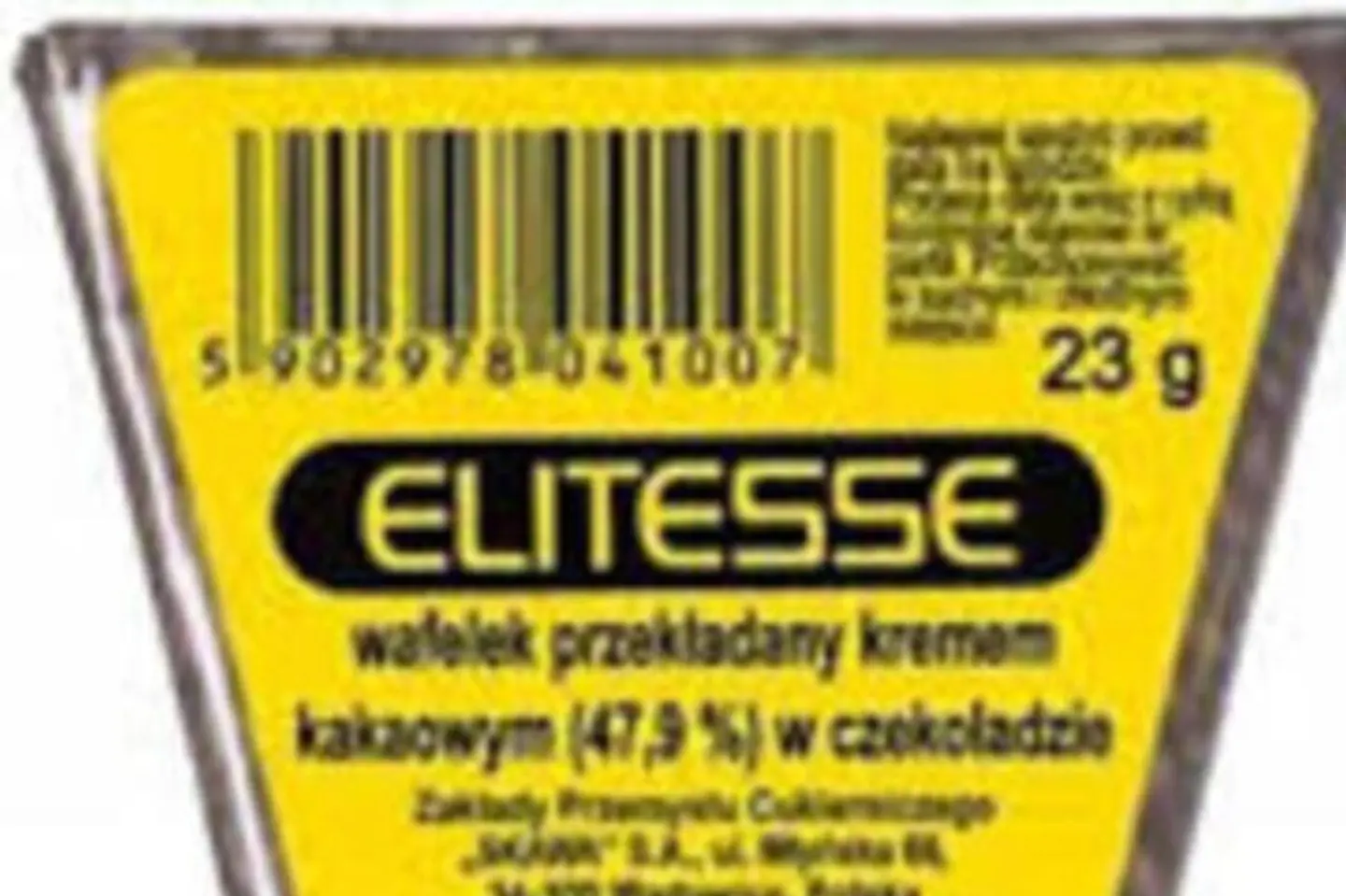 اليتس مثلث ويفر مغطى بالشوكولاته