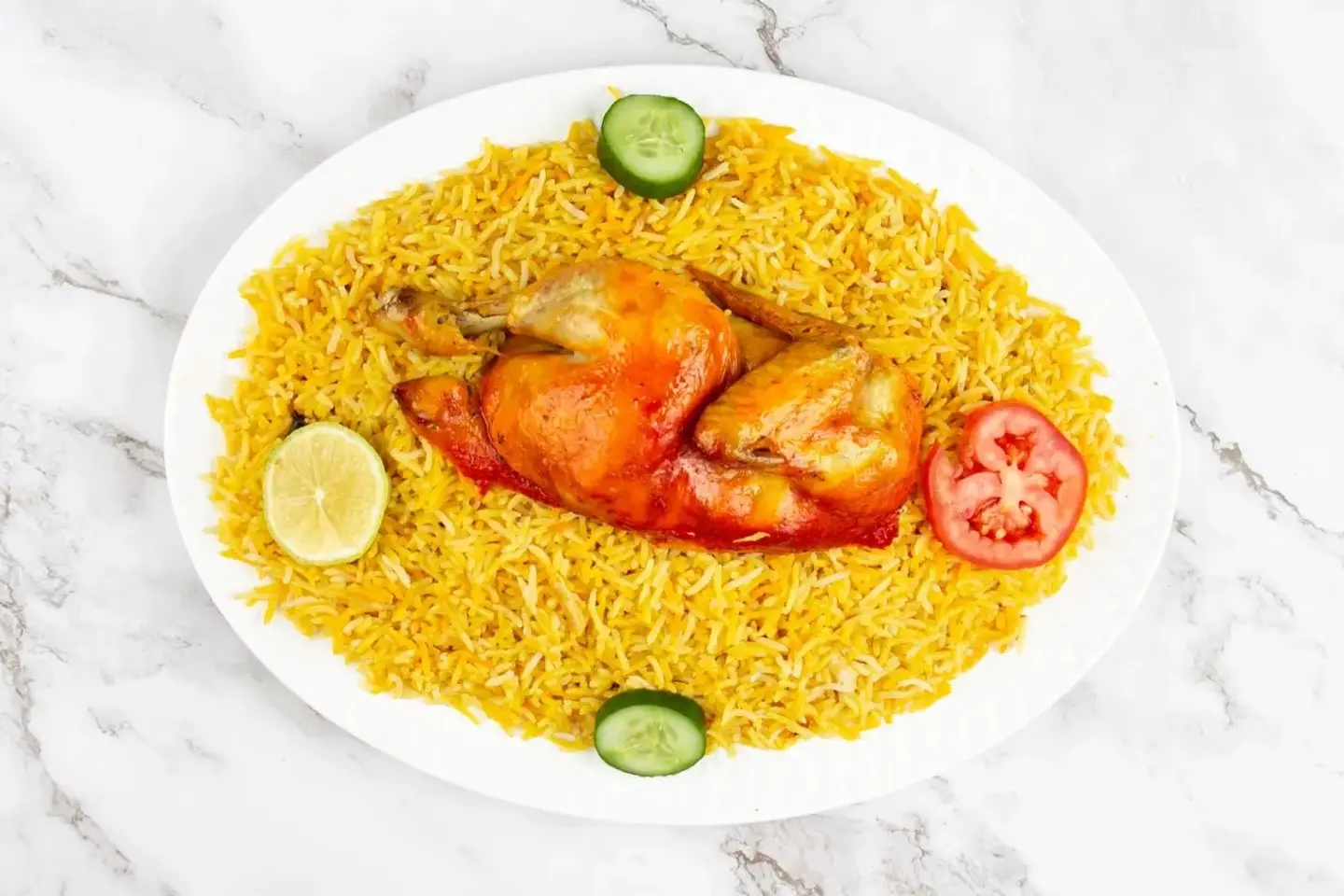 نصف دجاج مندي